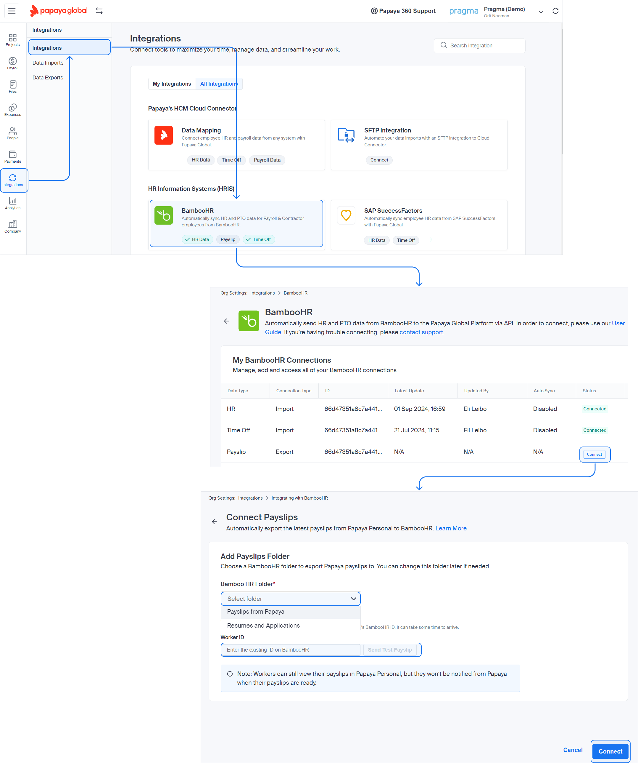 BambooHR API Integration Data Out