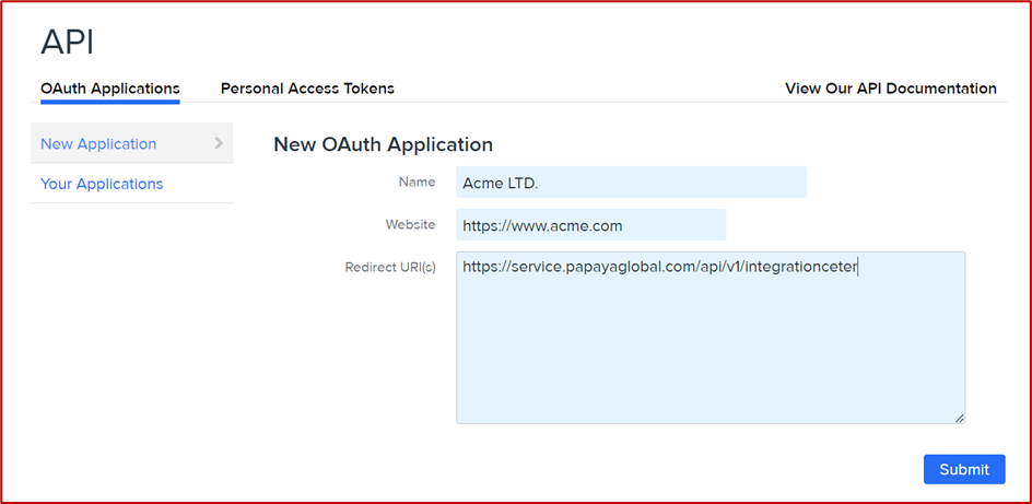 Namely API Integration