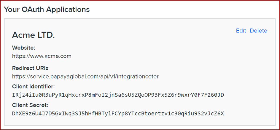 Namely API Integration